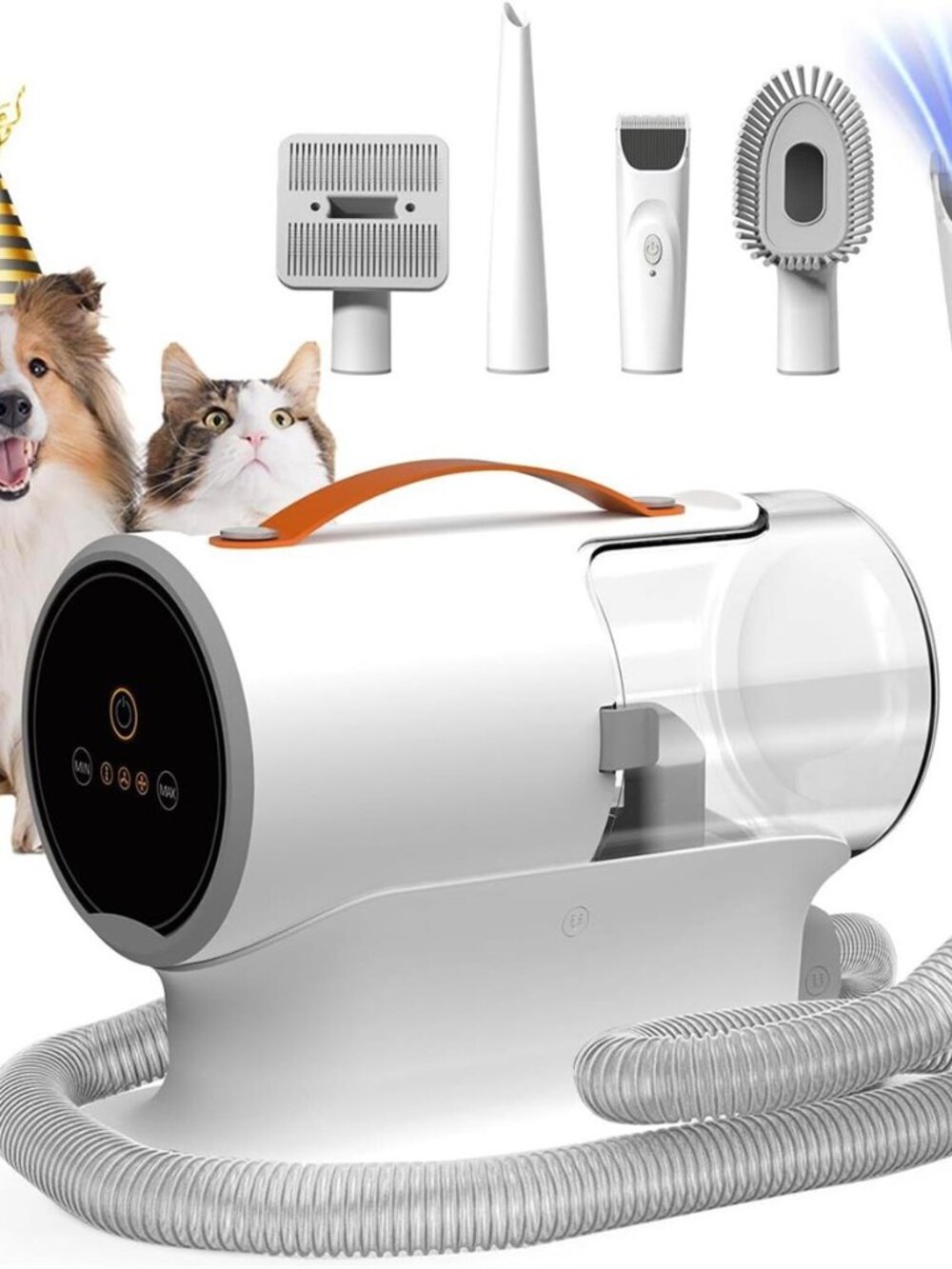 Dog Grooming Kit: 12000pa Suction